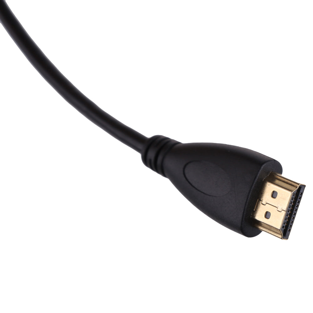 0.5m HDMI to MINI HDMI 90 Degree Right Angle Gold Plated Cable 1080P Resolution for Camcorder Tablet PC New Promotion - ebowsos