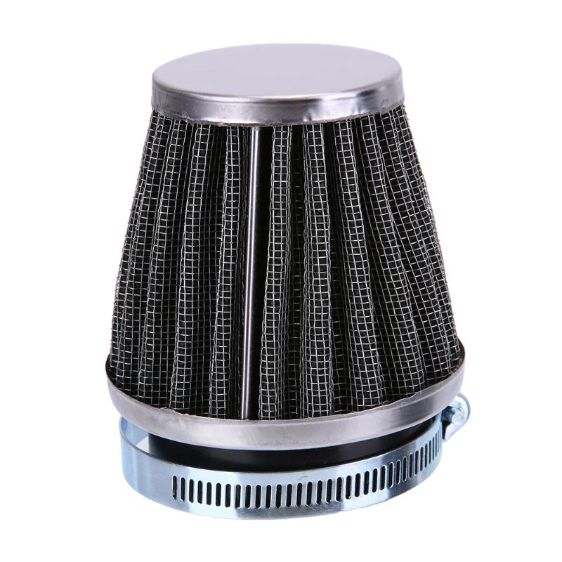 52mm Double Layer Motorbike Air Filter Universal Motorcycle Clamp-on Air Filter Cleaner  for Scooter ATV - ebowsos