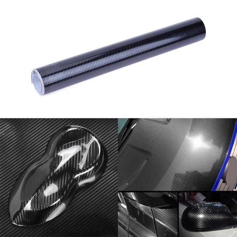 5D Carbon Fiber Stickers 3D Stereo Carbon Fiber Body Stickers 152x30cm - ebowsos
