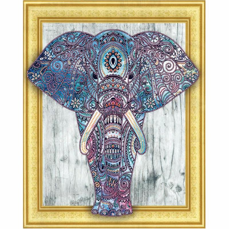 5D DIY Special Shaped Diamond Painting Elephant Embroidery Mosaic Craft Kit Popular DIY Decorations Home Decor Dropshipping - ebowsos