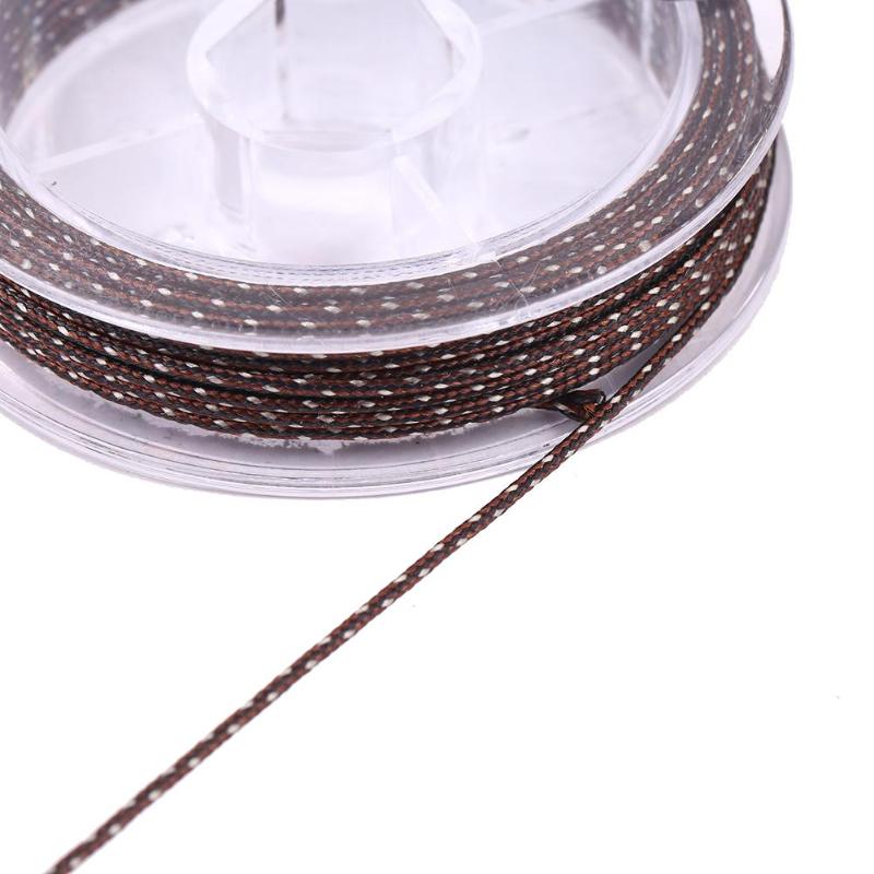 5M Fishing Line 35/45/55LB Multifilament Braided Camouflage Carp Fishing Wrapped Line Accessories-ebowsos