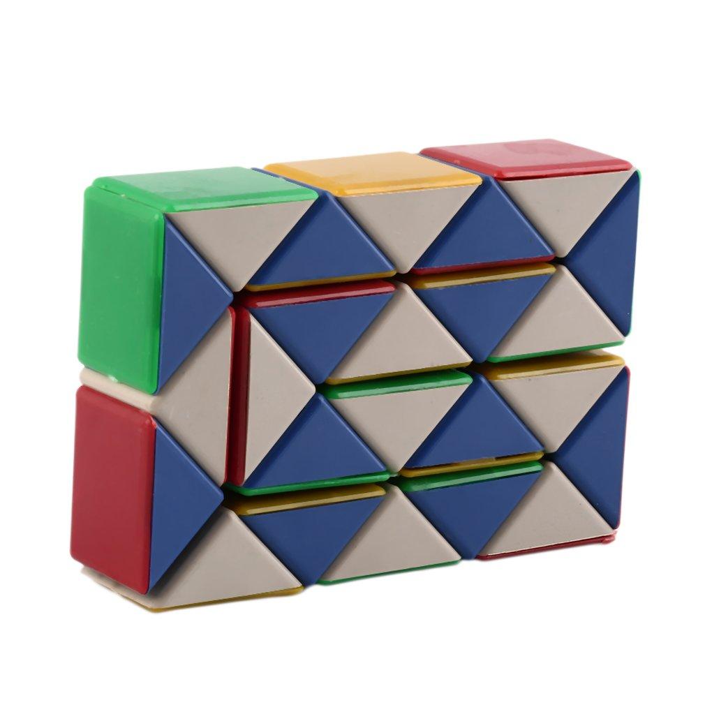 5Pcs Funny Rainbow Magic Ball Plastic Cube Twist Puzzle Toys For Kids Adult GNLN-ebowsos