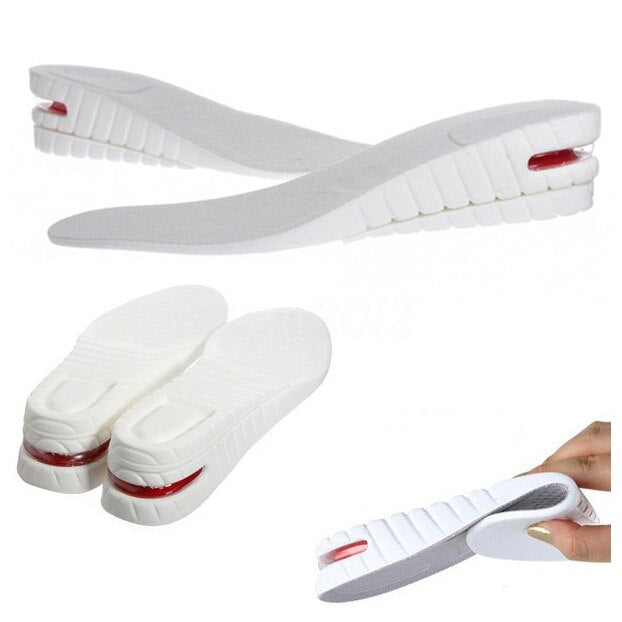 5cm Shoe Lift Height Increase Heel Lifts Insoles Taller Invisible Air Cushion, S: Women's Size (22.5-25.5Cm) - ebowsos