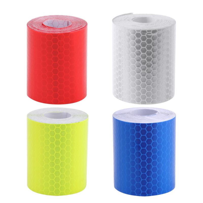 5cmx3m Car Stickers Motorcycle Reflective Tape Stickers Car Styling For Automobiles Safe Material Safety Warning Reflective Film - ebowsos