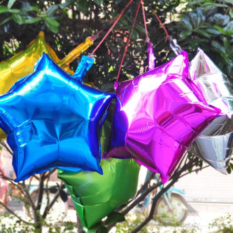 5pcs 10inch Foil Balloons Wedding Decor Helium Balloon Party Supplies - ebowsos