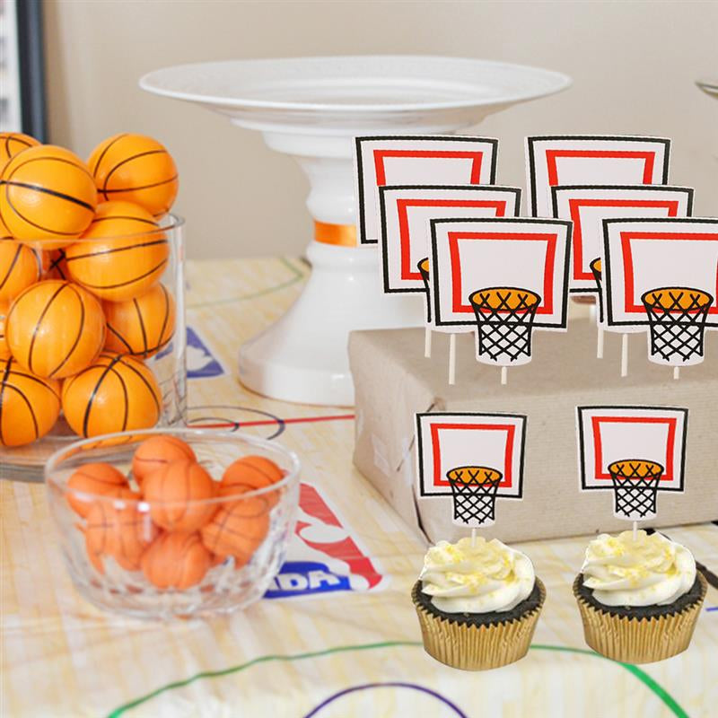 5pcs Football Cake Hat Cartoon Play Sport Boys Party Cup Cake Toppers Picks Kids Birthday Family Party Decoration Supplies-ebowsos
