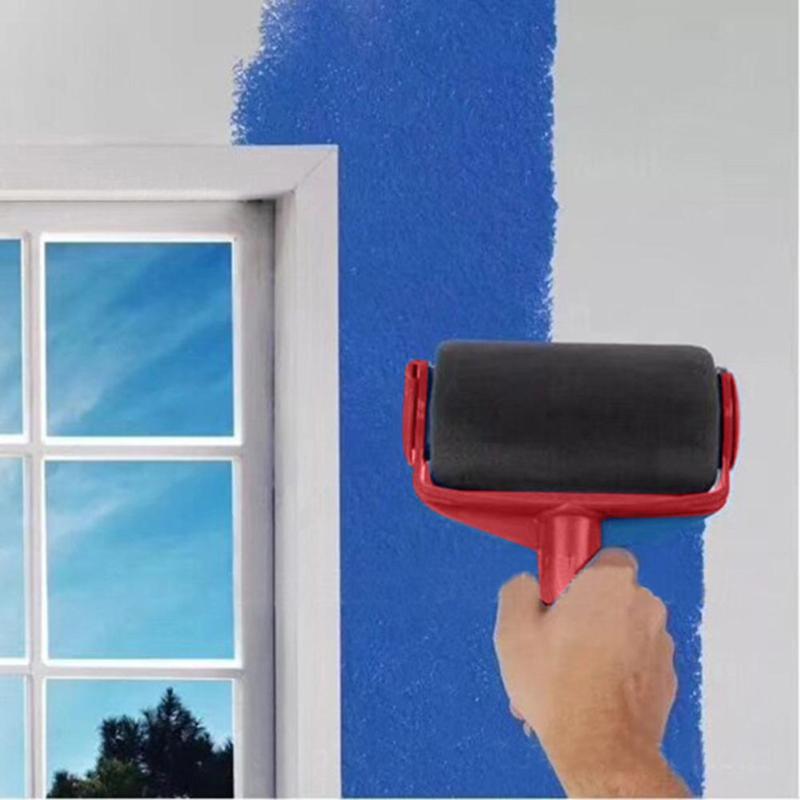 5pcs/Set Multiuse DIY Wall Corner Home Decor Paint Roller Brush Tools Kits Wall Handle Use Wall Decorative Brushes Sets Hot - ebowsos