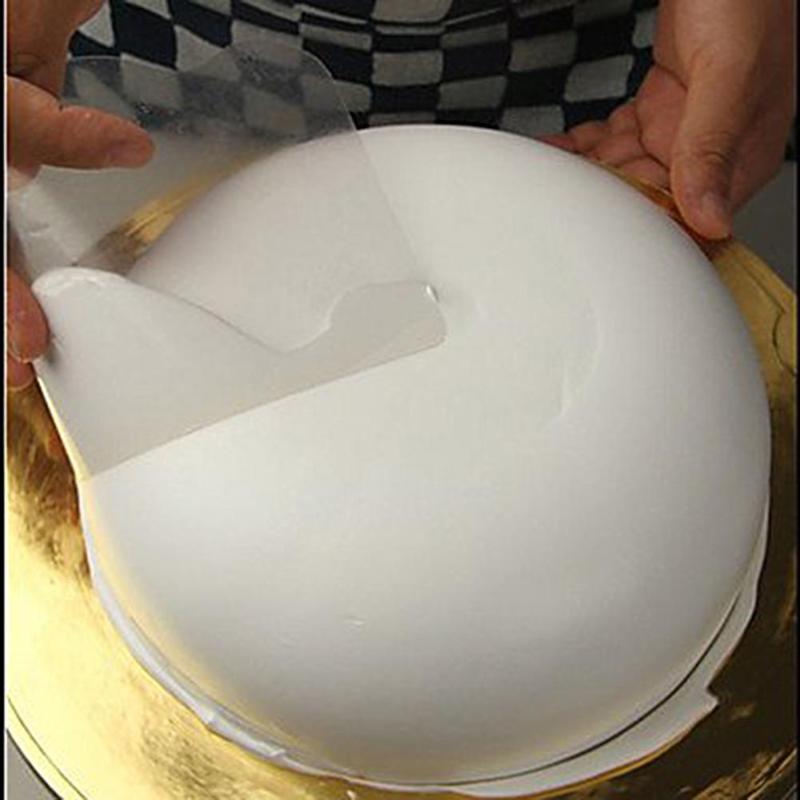 5pcs/set Transparent Plastic Soft Spatula Cake Cream Scraper Fondant Pastry Spatula Cake Decoration Baking Tool - ebowsos