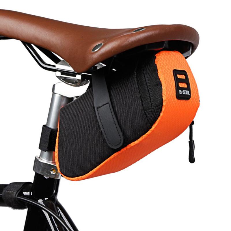 6 Color Nylon Bicycle Bag Bike Waterproof Storage Saddle Bag Seat Cycling Tail Rear Bike Tail Rear Pouch Saddle Bolsa Bicicleta-ebowsos