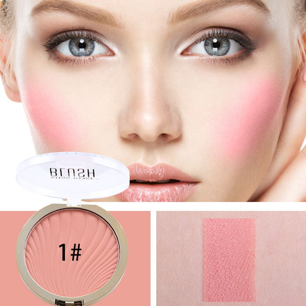 6 Colors Face Mineral Blush Powder Pigment Blusher Powder Professional Palette Facial Contour Shadow Cosmetics - ebowsos