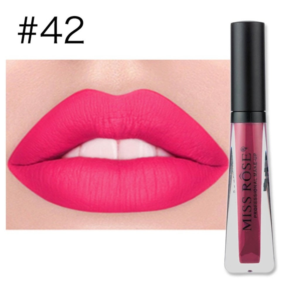 6 Colors Nonstick Cup Cosmetic Lipstick Long-Wearing Matte Lip Liquid Long Lasting Lipgloss For Women Cosmetic Tool - ebowsos
