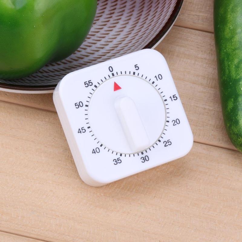 60 Minutes Manual Timer Mechanical Reminder Energy Saving And Environmental Protection Alarm Clock Kitchen Timer - ebowsos