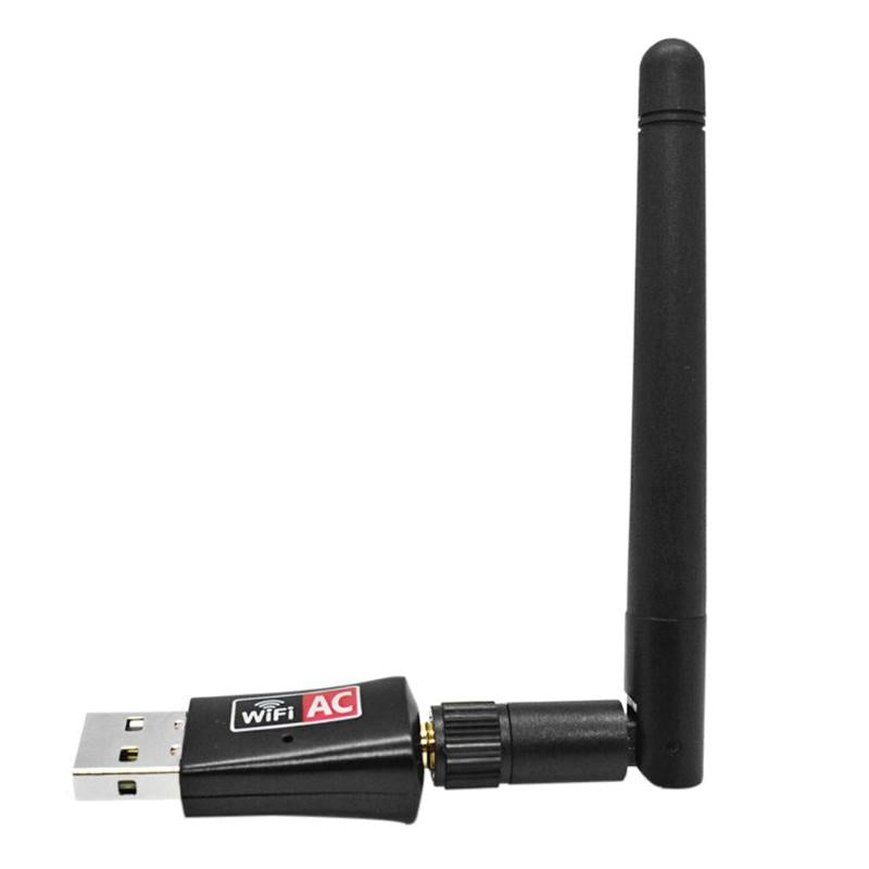 600Mbps Wireless USB Adapter Network Card Wifi Receiver 2.4/5G Dual Band Antennas for Windows XP/Vista/7/8/10/Mac OS10.5-10.13 - ebowsos