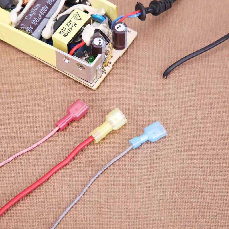 60pcs/set Wire Cable Connectors Terminals Crimp Lock Quick Joint Kit Tool - ebowsos