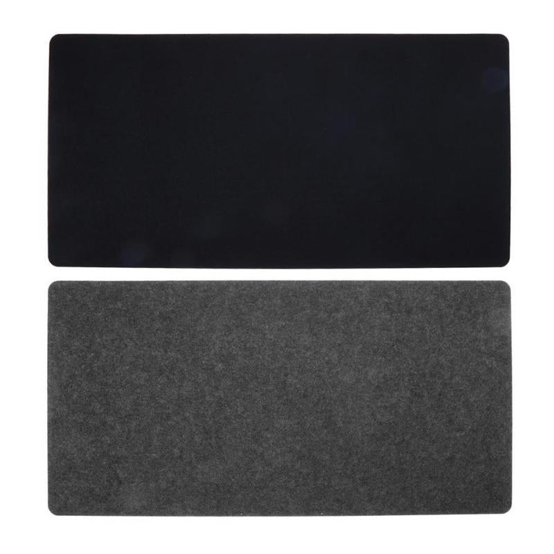 630*325mm Large Simple Solid Color Felt Cloth Mouse Pad Laptop Notebook PC Cushion Keyboard Mat Home Office Desk Mousepad - ebowsos