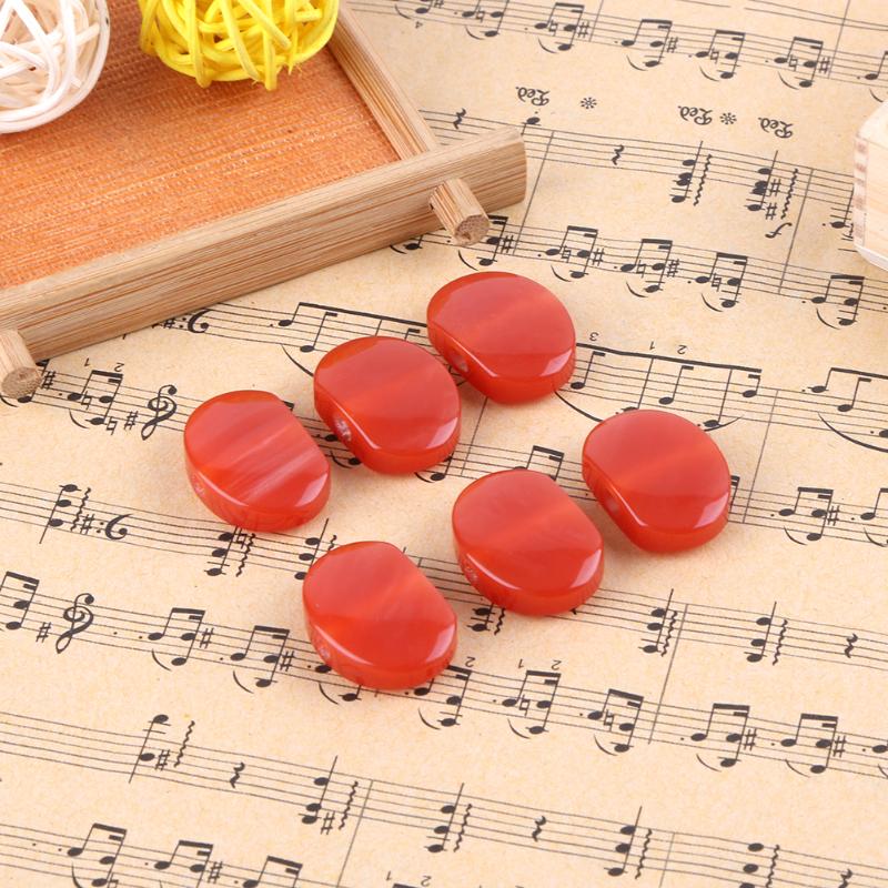 6pcs Guitar Tuning Pegs Tuners Heads Replacement Buttons Knobs Handle Cap-ebowsos