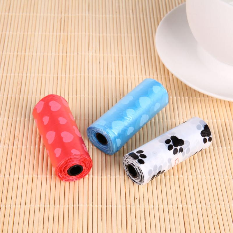 6pcs/Set Dog Pet Poop Carrier Bag Biodegradable Garbage Bags Waste Pick Up Clean Bags Clean-up Bag for Pet Dog Cats Radom Color - ebowsos
