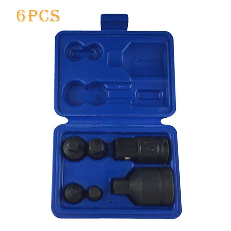 6pcs/set Impact Reducer Adapter Socket Wrenches for Air Ratchet Spanner - ebowsos