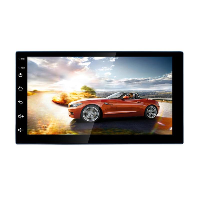 7 Inch Touch Screen 2Din Quad-Core Android 8.1 Car Stereo MP5 Player GPS Navi AM FM Radio WiFi BT4.0 Phone Link Head Unit New - ebowsos