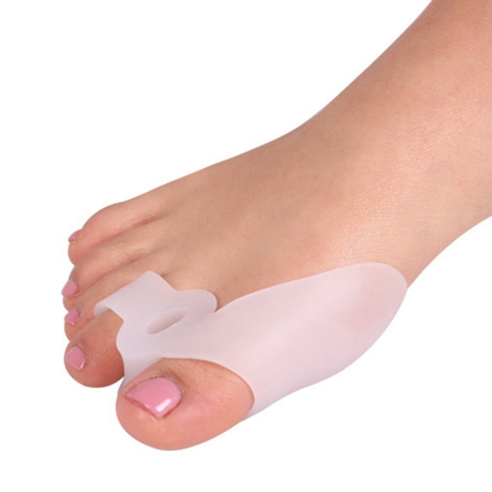7 Pcs/set Soft Bunion Protector Toe Straightener Toe Separating Silicone Toe Separators Thumb Valgus Feet Care Foot Pain Ease - ebowsos
