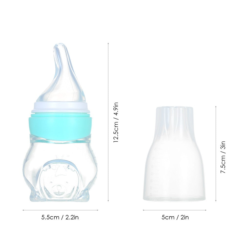 70ml Baby Medicine Dispenser Pacifier Silicone Squeeze Feeder Newborn-ebowsos