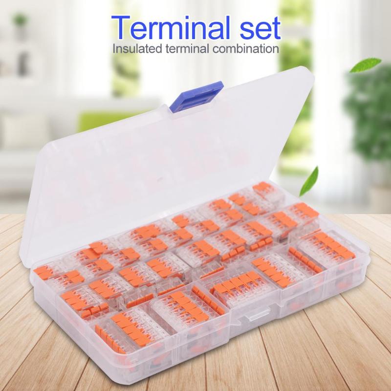 75pcs Cold Pressing Terminal Universal Compact Wire Wiring Connector Conductor Durability for Pump Speakers Mobile Phone - ebowsos