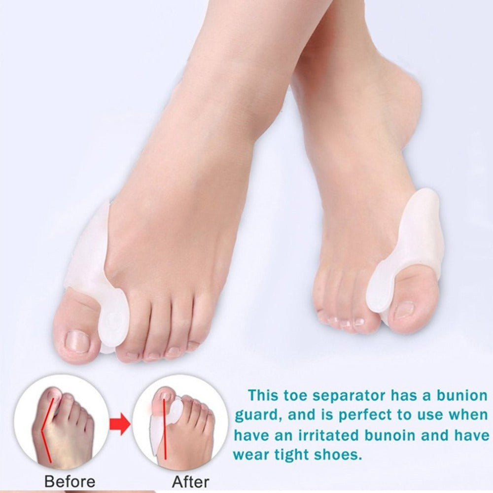 7PCS/SET Bunion Sleeves Hallux Valgus Corrector Alignment Toe Separator Metatarsal Splint Orthotics Pain Relief Foot Care Tool - ebowsos