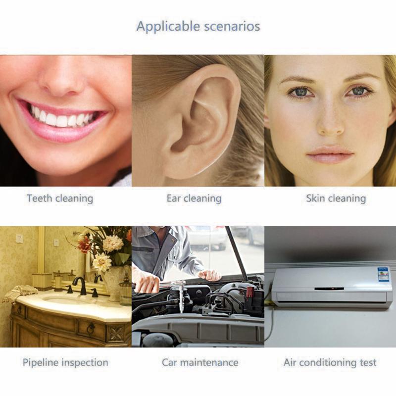 7mm 6LED Waterproof WiFI Borescope Inspection Endoscope Snake Tube Camera Compatible With iOS/Android/Windows Built-in Battery - ebowsos