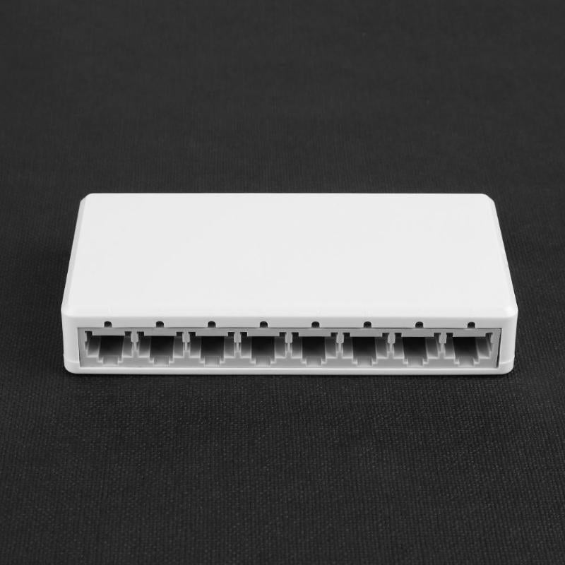 8 Ports Gigabit Switch Desktop RJ45 Ethernet Switch 10/100Mbps Hub Switcher - ebowsos