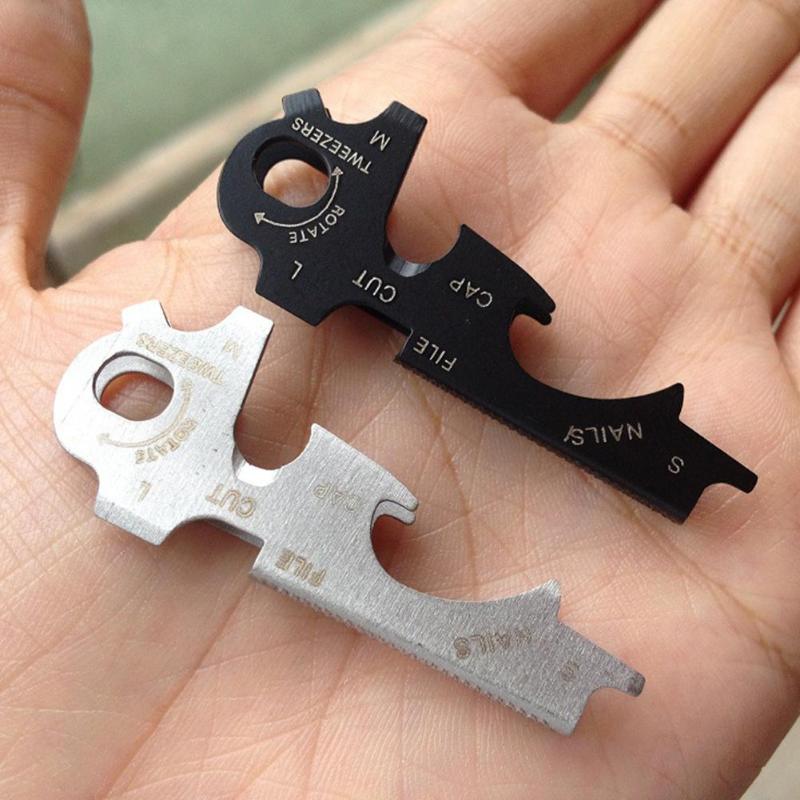 8 in 1 Multitools EDC Stainless Steel Multi-function Pocket Tool Keychain Outdoor Survival Gear Gadget Hand Tool Sets - ebowsos