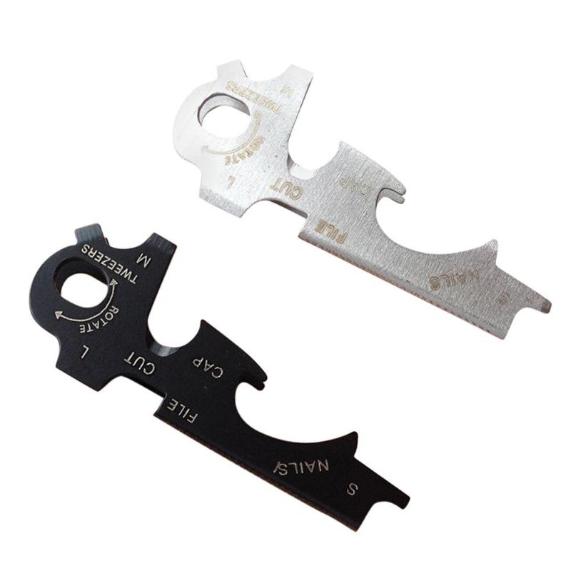 8 in 1 Multitools EDC Stainless Steel Multi-function Pocket Tool Keychain Outdoor Survival Gear Gadget Hand Tool Sets - ebowsos