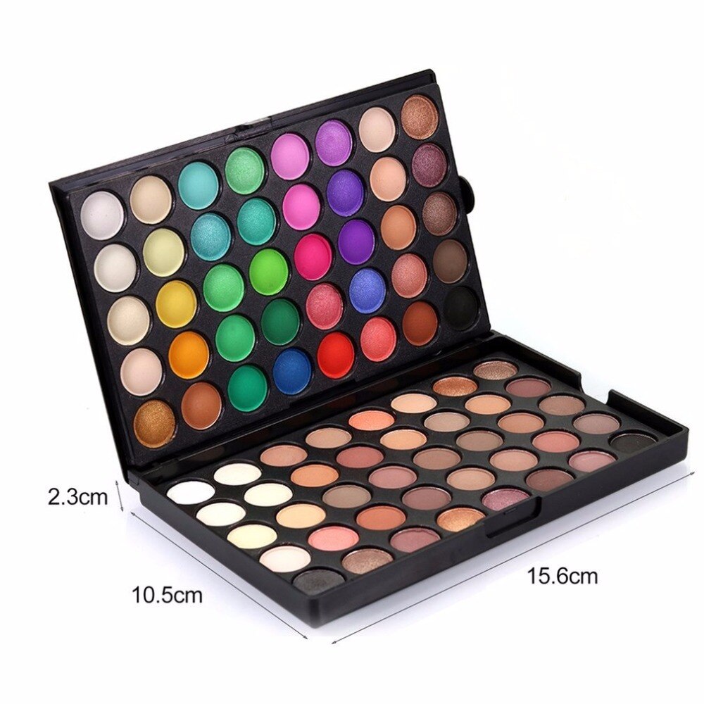 80 Colors Stylish Glitter Eye Shadow Palette Color Cosmetics Waterproof Shimmer Eyeshadow Palette For Women Party Makeup Pallete - ebowsos