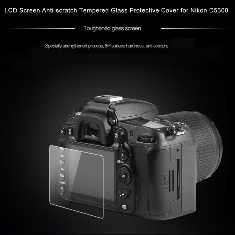 8H 0.55mm LCD Screen Protector Anti-scratch Tempered Glass Protective Cover  Camera LCD Film for Nikon D5600/ for Canon 60D Hot - ebowsos