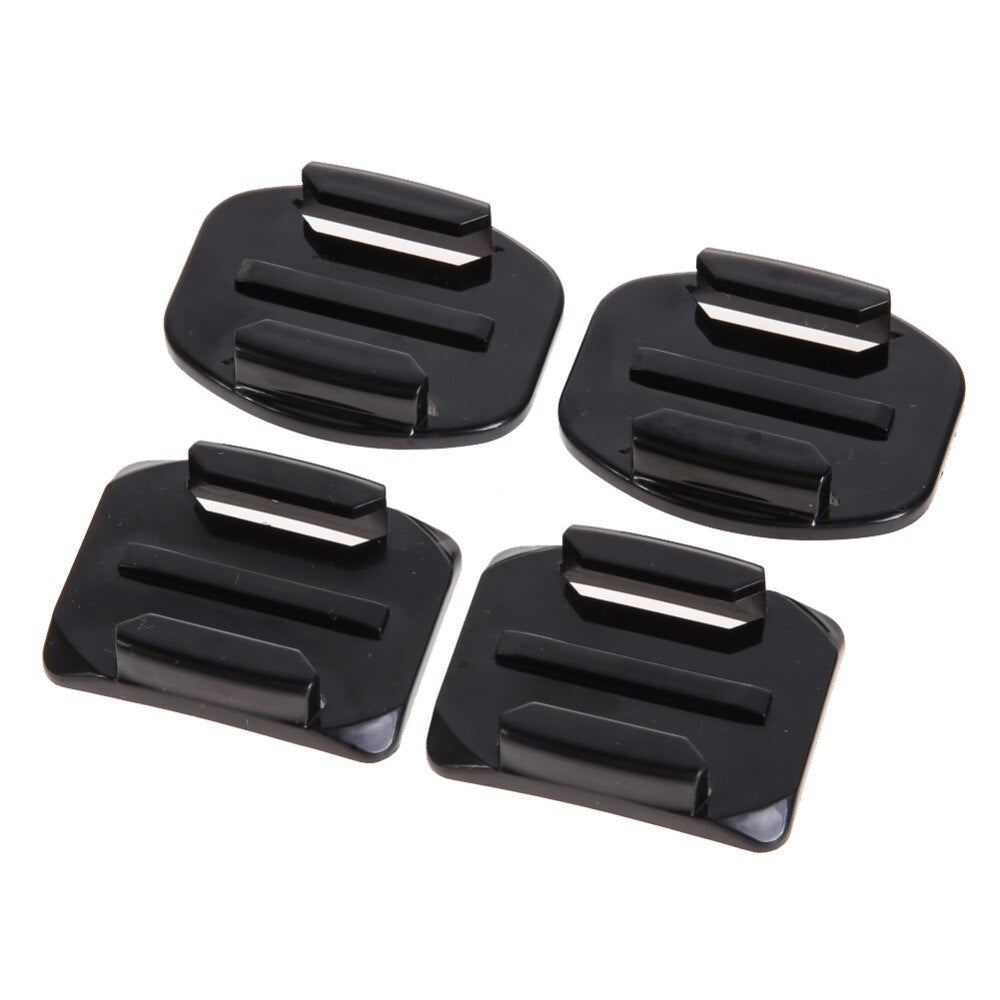 8Pcs Flat Curved Adhesive Mount Helmet Accessories For Gopro Hero 1/2/3 /3+ Kit - ebowsos