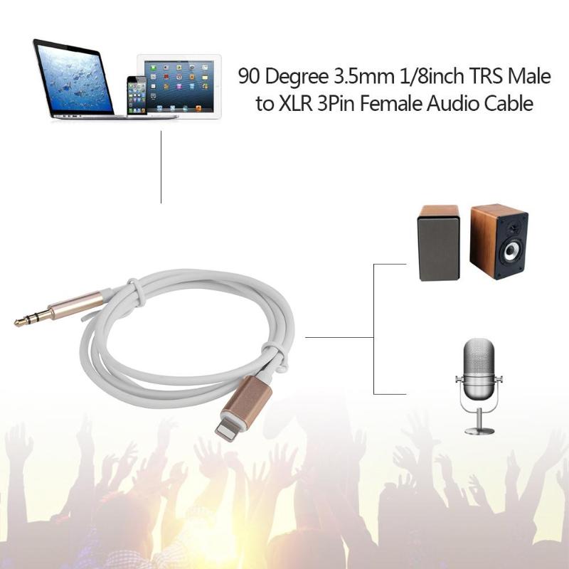 8Pin to 3.5mm Male 1m Aux Headphone Jack Audio Cable Adapter Wire Cord for iPhone 7/8/X  8Pin to 3.5mm Male Audio Cable Hot Sale - ebowsos