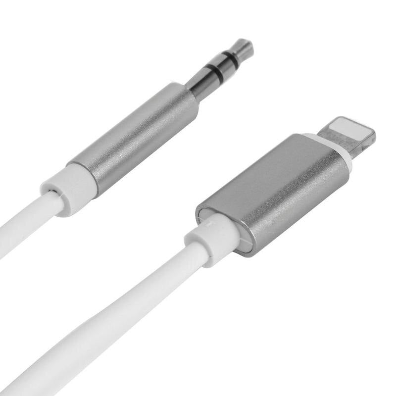 8Pin to 3.5mm Male 1m Aux Headphone Jack Audio Cable Adapter Wire Cord for iPhone 7/8/X  8Pin to 3.5mm Male Audio Cable Hot Sale - ebowsos
