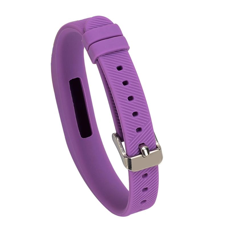 9 colors 24*1cm size Silicone Wrist Sports Bands Strap Holder with  Stainless Steel Buckle for Fitbit Flex 2 w/Classic Buckle - ebowsos
