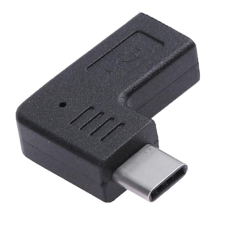 90 Degree Type C Male to Micro USB Female Converter Adapter For Macbook S8 High Quality Computer Cables & Connectors Promotion - ebowsos