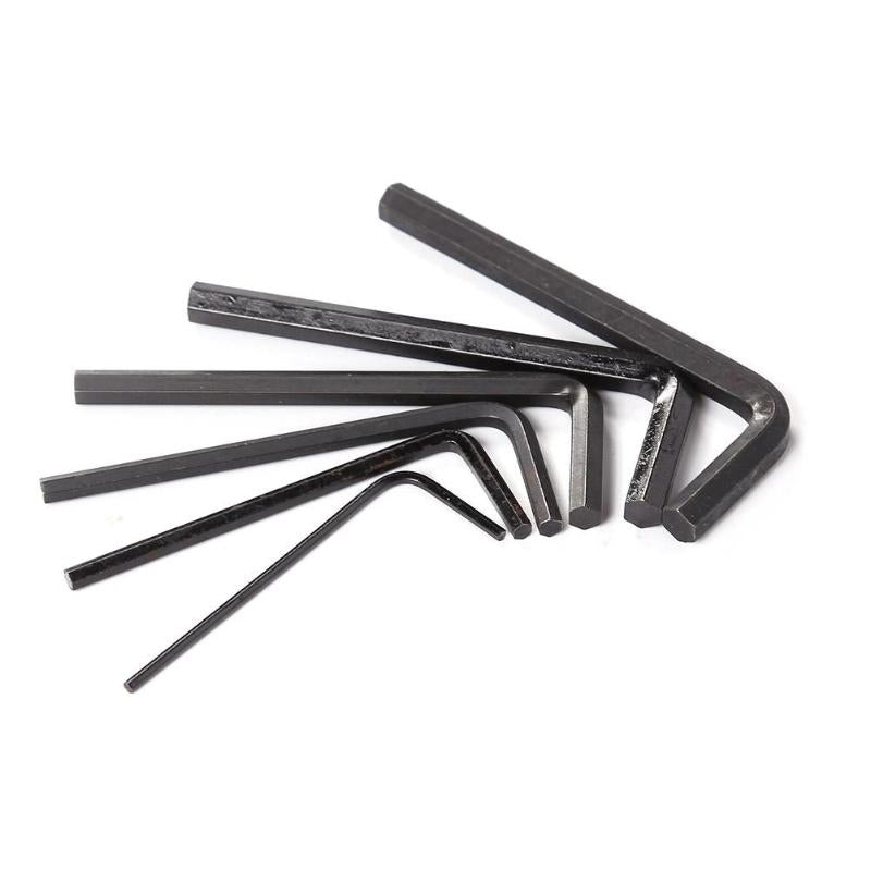 9pcs Steel Guitar Bridge Saddle Tremolo Knob Adjustment Allen Key Wrench-ebowsos