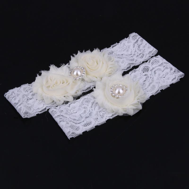 A Pair Of Vintage LaceBridal Garter Wedding Accessories Bridal Decor - ebowsos