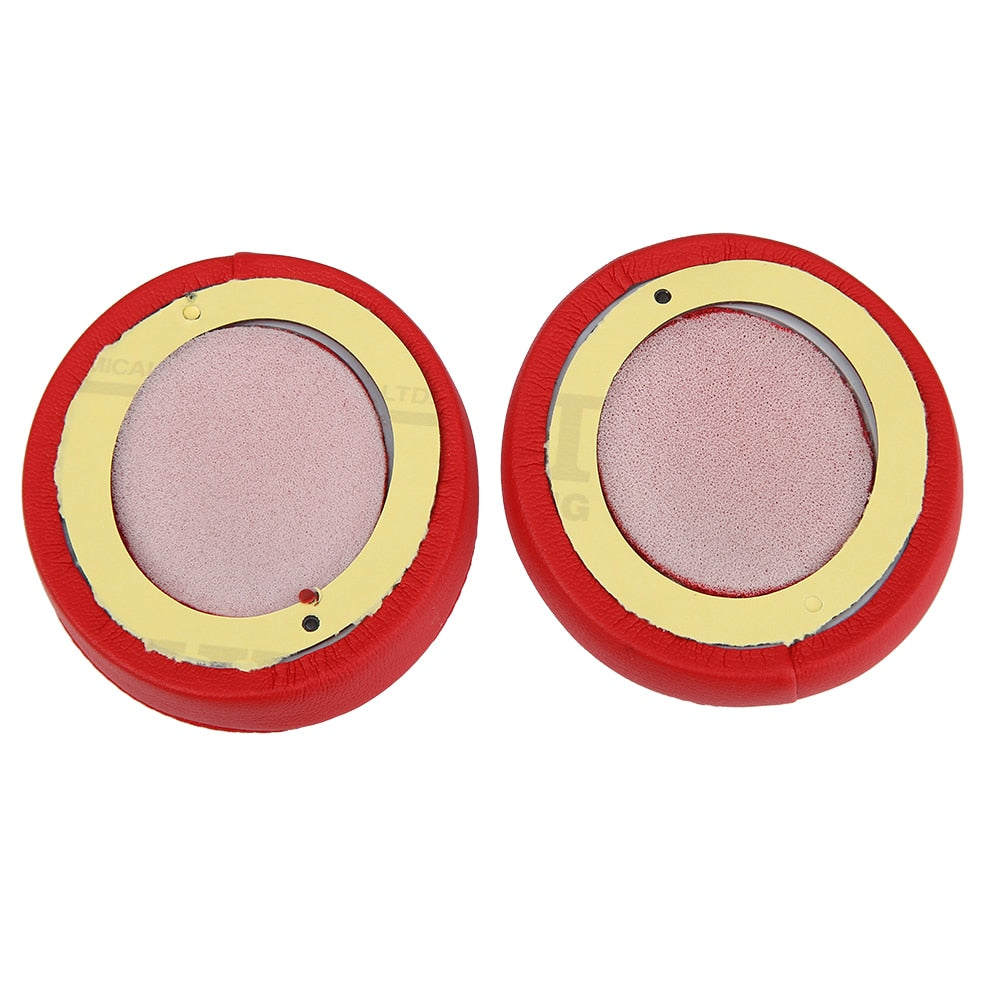 A Pair Red Replacement Ear Pads Ear Cushions For By Dr. Dre Solo 2.0 Solo2 Wireless Headphones Earpads - ebowsos