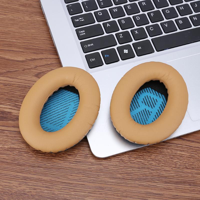 A Pair Replacement Ear Pads Ear Cushion for Bose QuietComfort QC35 Headphones - ebowsos