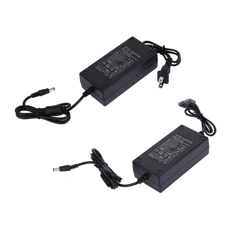AC 100V-240V to DC 12V 5A Power Supply Adapter , AC to DC Power Adapter Dual Cable Charger Converter 5.5x2.1-2.5mm for LCD TV - ebowsos