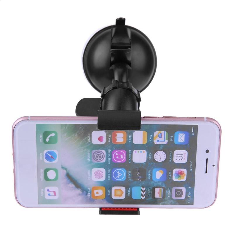 360 Degree Rotatable Car Suction Cup Windshield Phone Mount Holder Car Phoen Clip Bracket Holder For iPhone 4S 5 5S 6 GPS - ebowsos