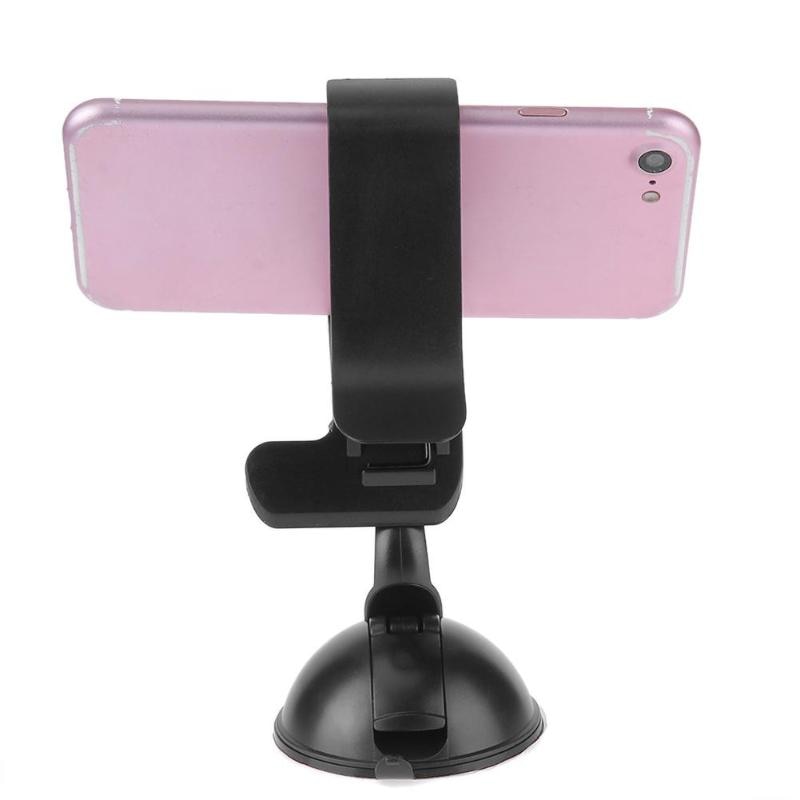 360 Degree Rotatable Car Suction Cup Windshield Phone Mount Holder Car Phoen Clip Bracket Holder For iPhone 4S 5 5S 6 GPS - ebowsos