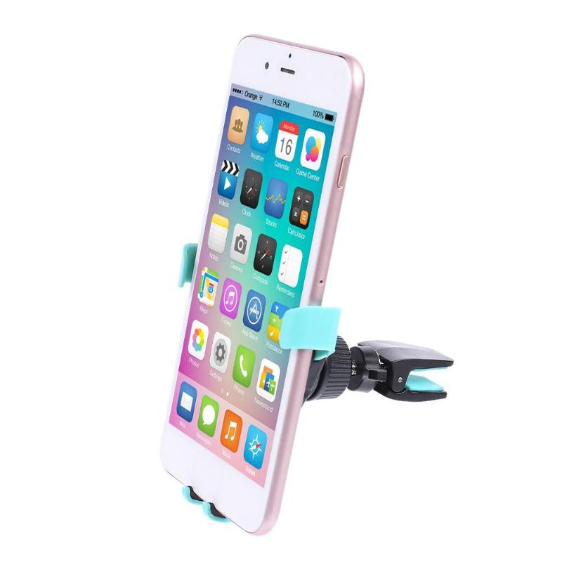 ABS Car Mobile Phone Holder Car Air Vent Mount Smartphone Gravity Stand Support Bracket Holder For iPhone Samsung Xiaomi - ebowsos
