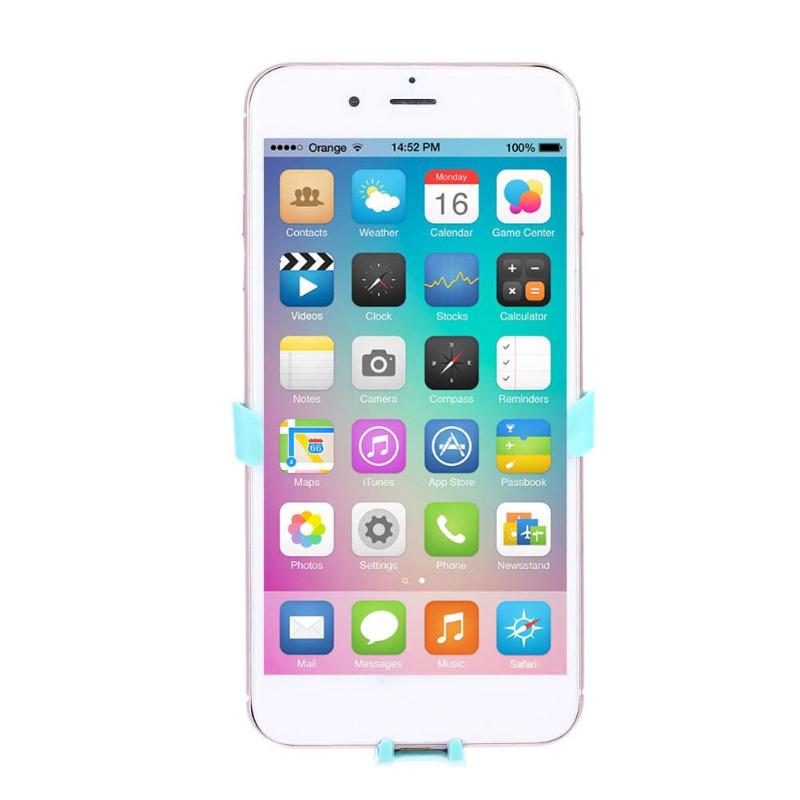 ABS Car Mobile Phone Holder Car Air Vent Mount Smartphone Gravity Stand Support Bracket Holder For iPhone Samsung Xiaomi - ebowsos