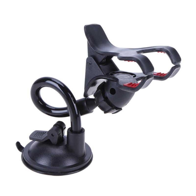 Car Phone Holder Double Clip 360 Rotating Flexible Car Window Mount Suction Sucker Long Neck Stand Phone Holder Stand - ebowsos