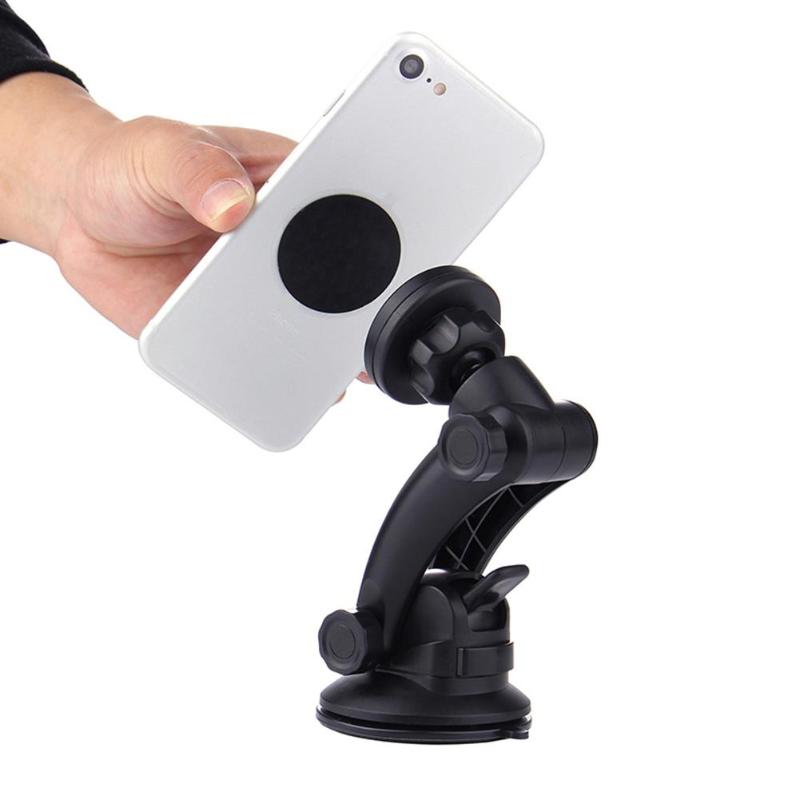 Car Suction Cup Adjustable Magnetic Bracket For iPhone X 8 7 6 6S Plus 5S GPS Car Windshield Dashboard Mount Phone Holder - ebowsos