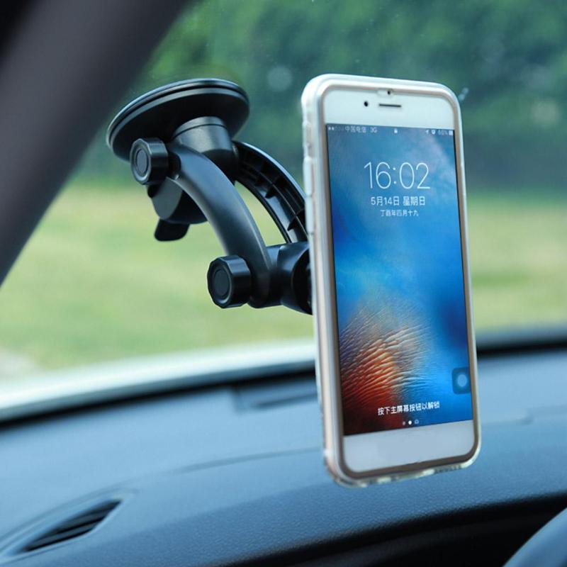 Car Suction Cup Adjustable Magnetic Bracket For iPhone X 8 7 6 6S Plus 5S GPS Car Windshield Dashboard Mount Phone Holder - ebowsos